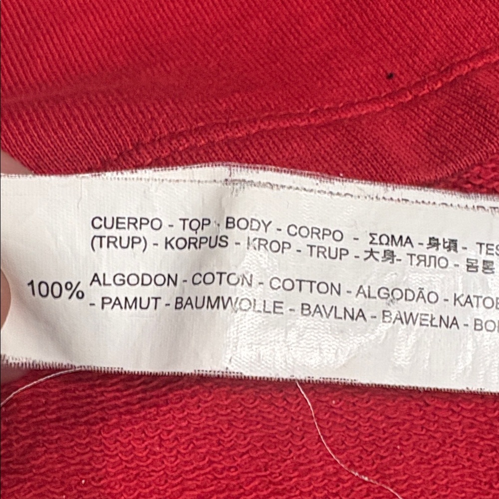 Zara Man Red 'Revive' Short Sleeve Tee - Picture 6 of 10
